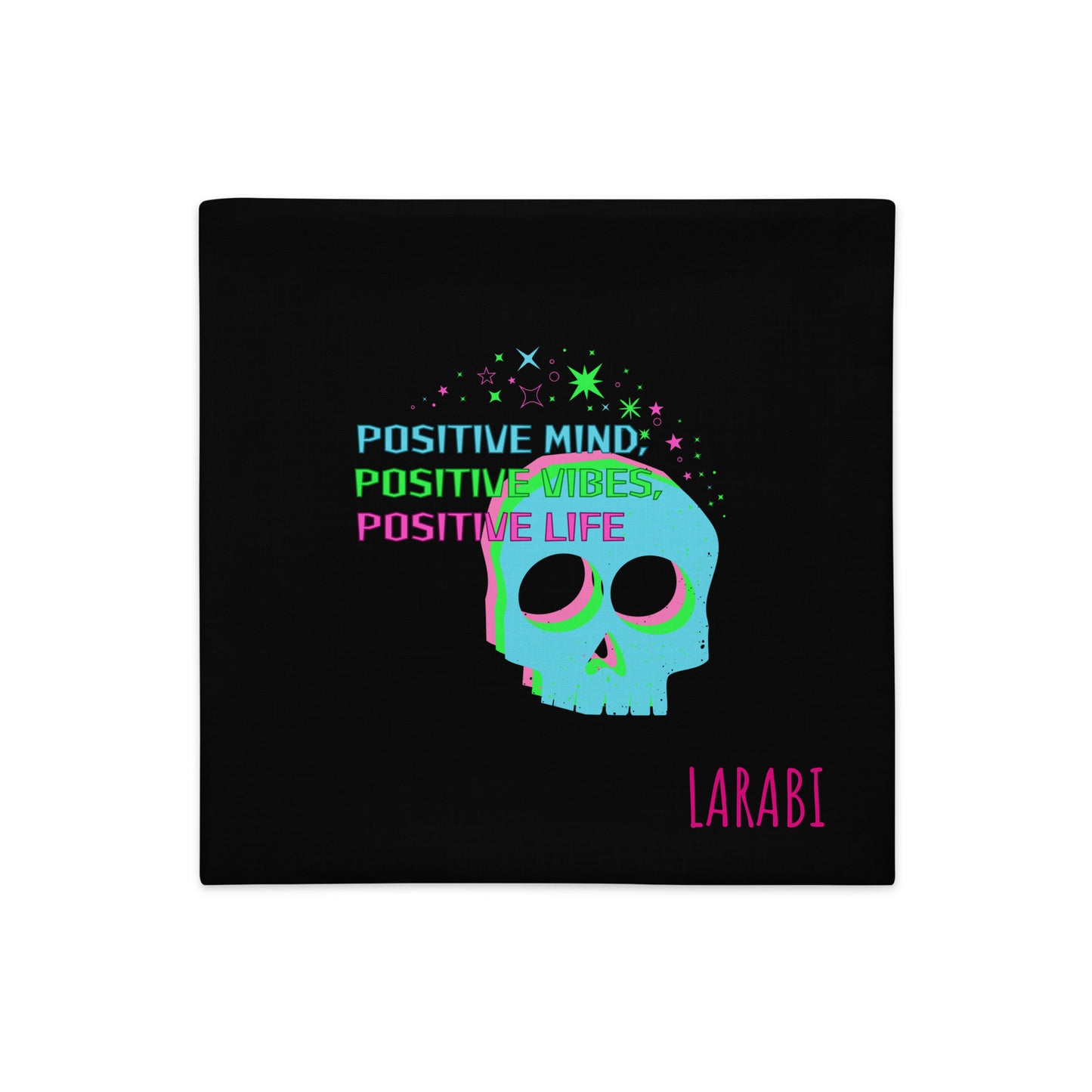 Premium-Kissenbezug positive vibes