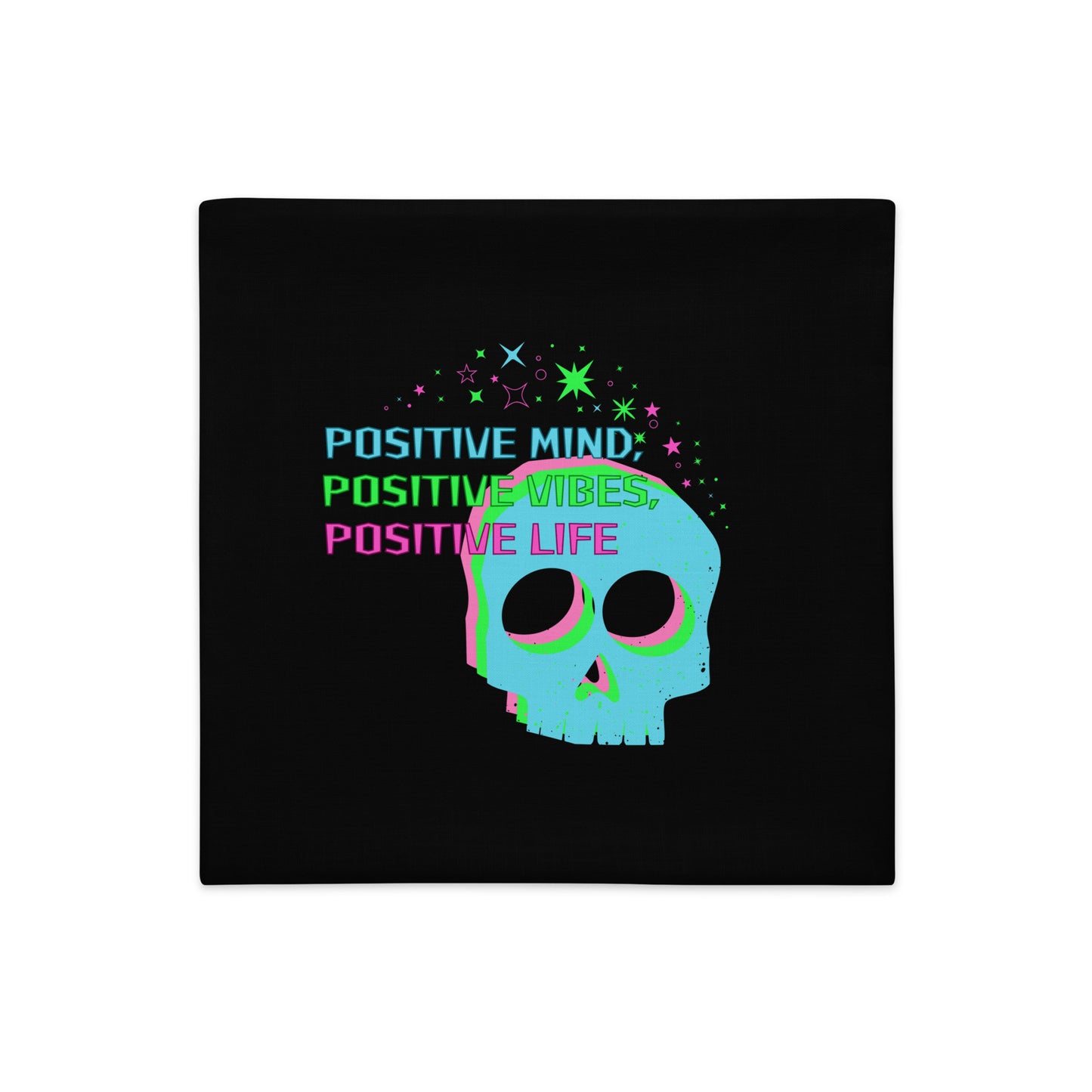 Premium-Kissenbezug positive vibes