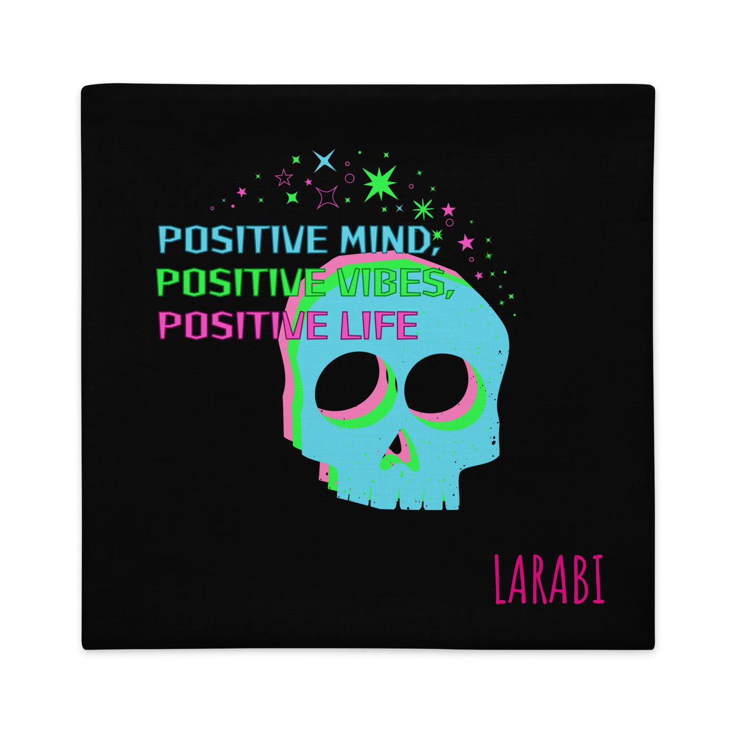 Premium-Kissenbezug positive vibes