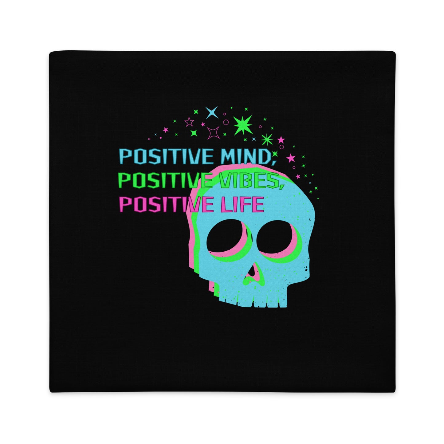 Premium-Kissenbezug positive vibes