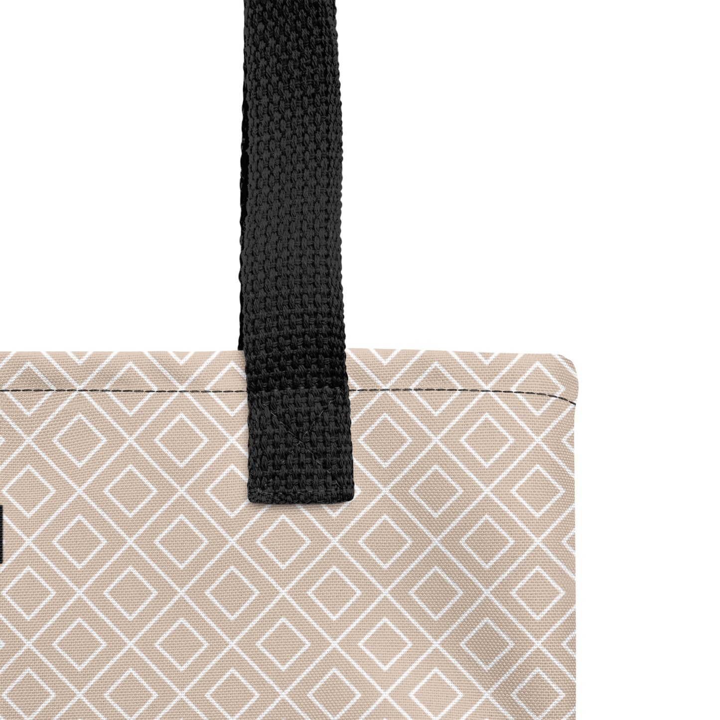 Stilvolle Tote Bag mit “Kaffee & Kekse” Schriftzug | Kaffeefleck-Design | Stofftragetasche mit elegantem Muster | Erhältlich in Schwarz, Rot und Gelb