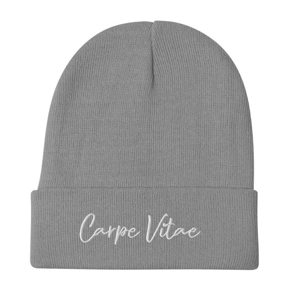 Carpe Vitae - Bestickte Beanie LARABI