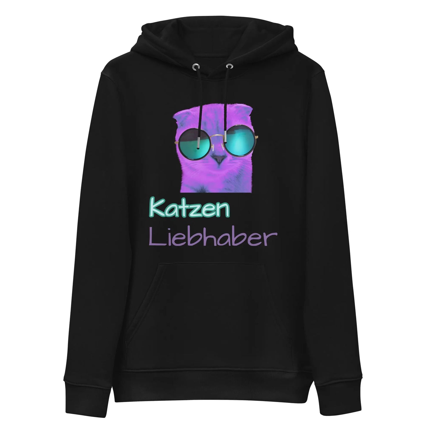 Umweltfreundlicher Unisex-Kapuzenpullover Katzenliebhaber LARABI