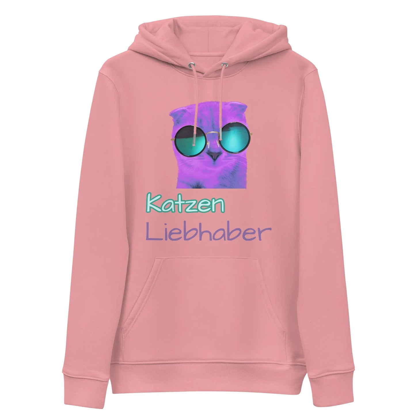 Umweltfreundlicher Unisex-Kapuzenpullover Katzenliebhaber LARABI