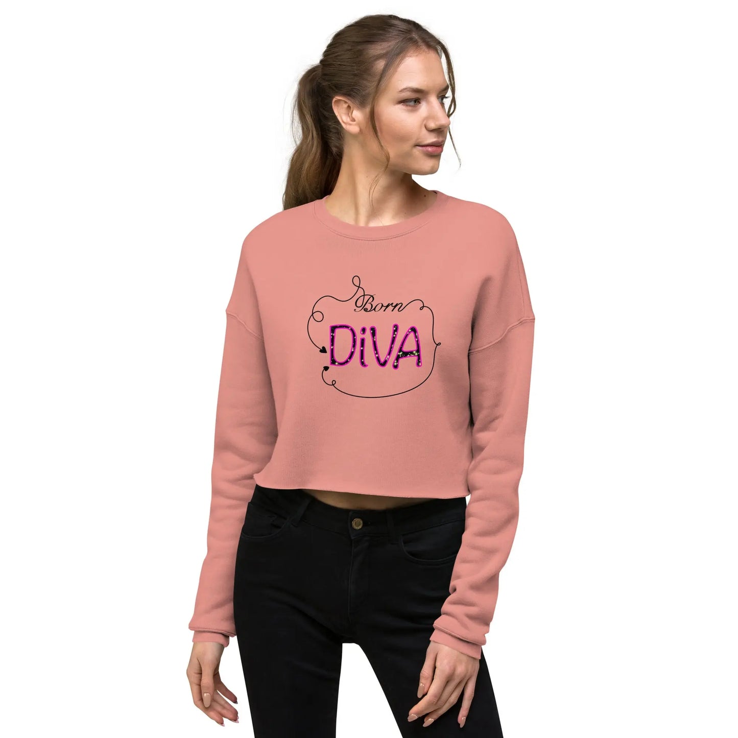 Crop-Pullover "Born DIVA" LARABI