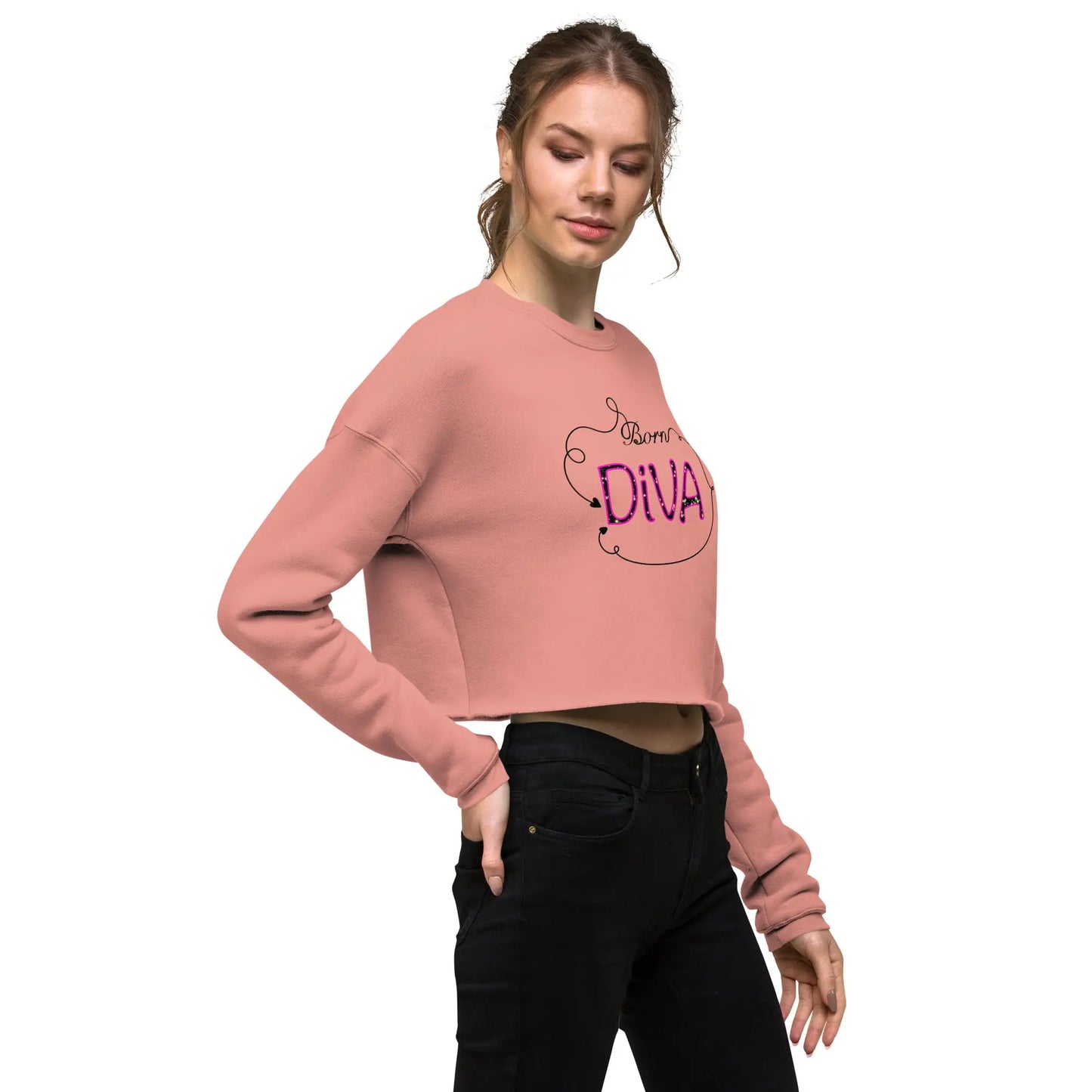 Crop-Pullover "Born DIVA" LARABI