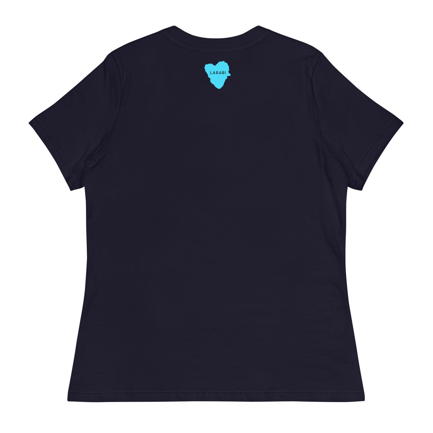 Lockeres Damen-T-Shirt Regenbogen Katze