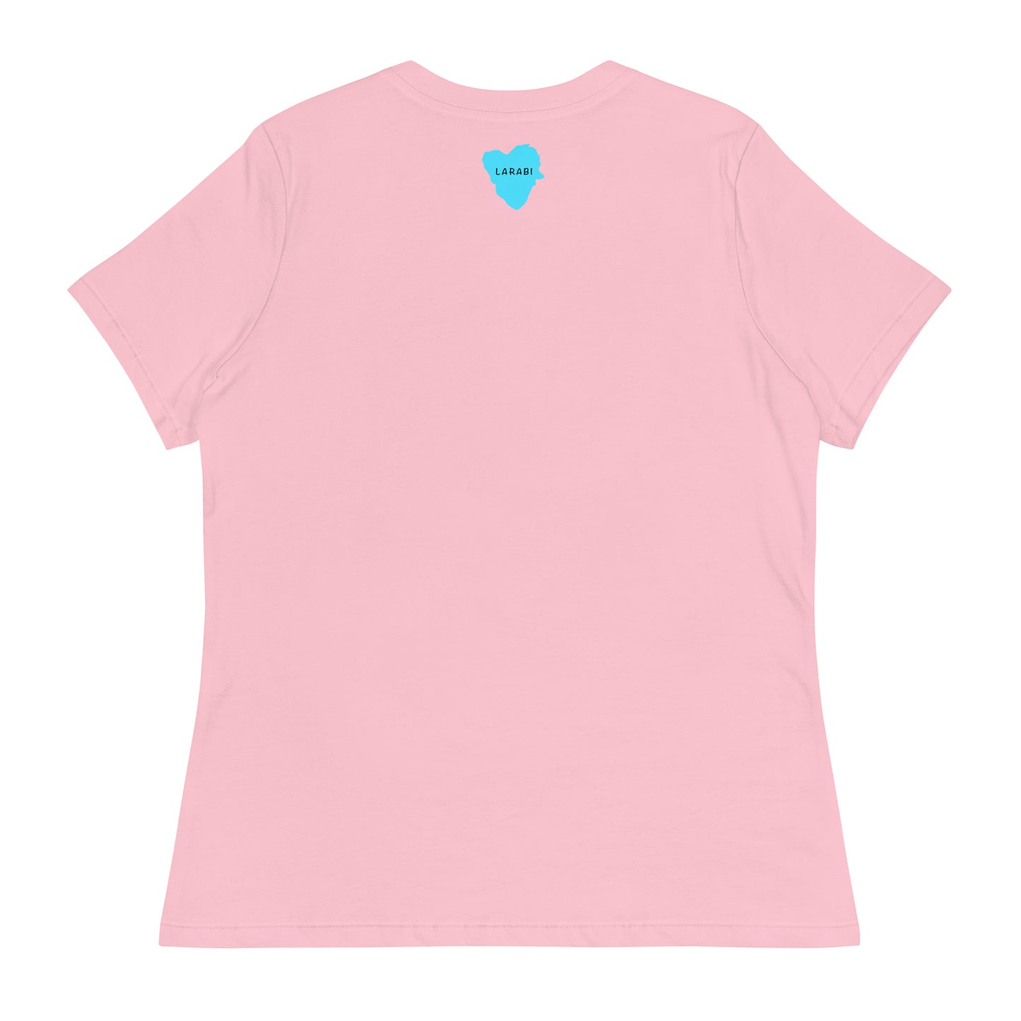Lockeres Damen-T-Shirt Regenbogen Katze