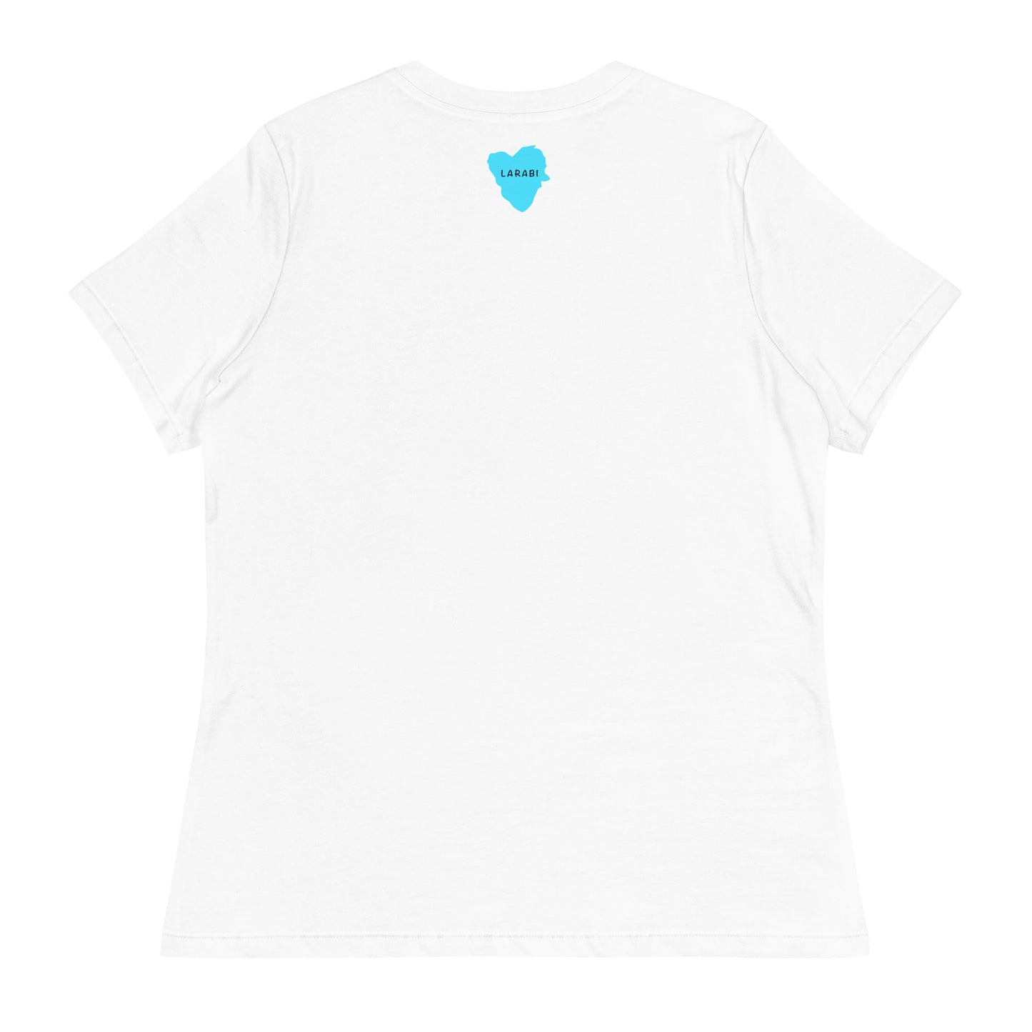 Lockeres Damen-T-Shirt Regenbogen Katze