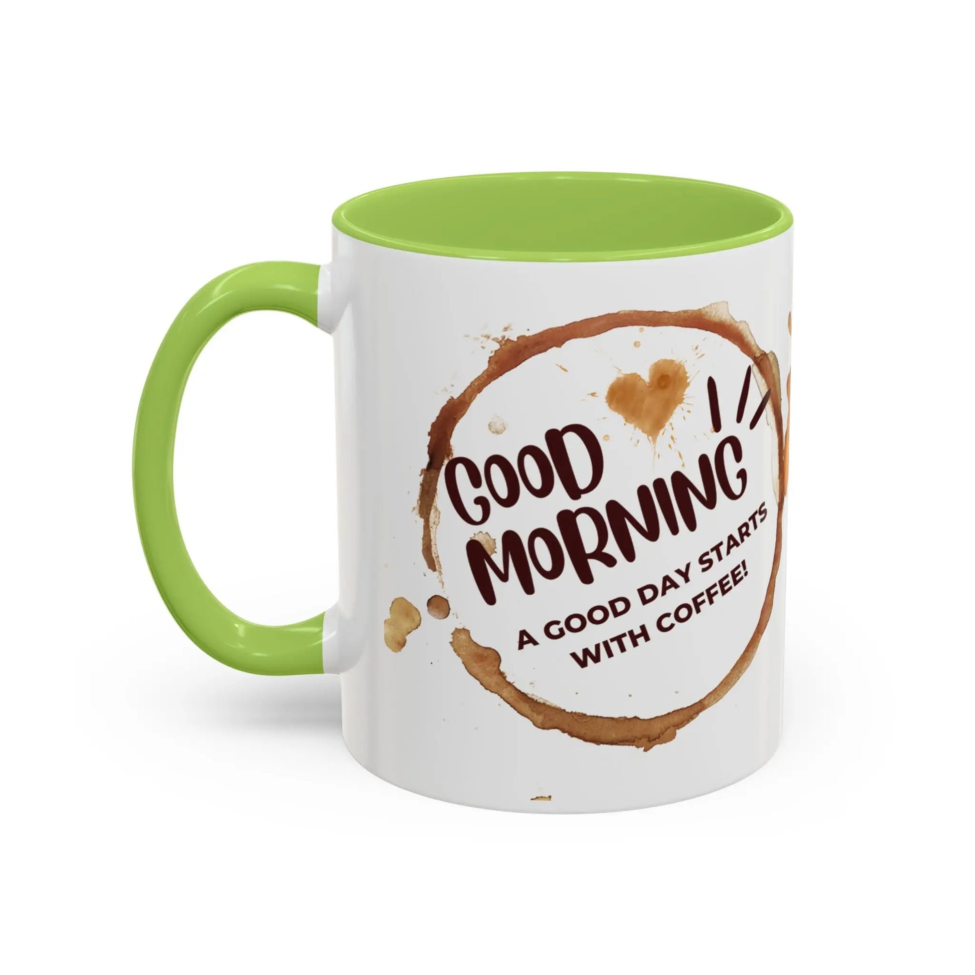 Good Morning Kaffee Tasse | Keramik mit Farbkontrast | Geschenkidee für Kaffeeliebhaber | BPA-frei & bleifrei Printify