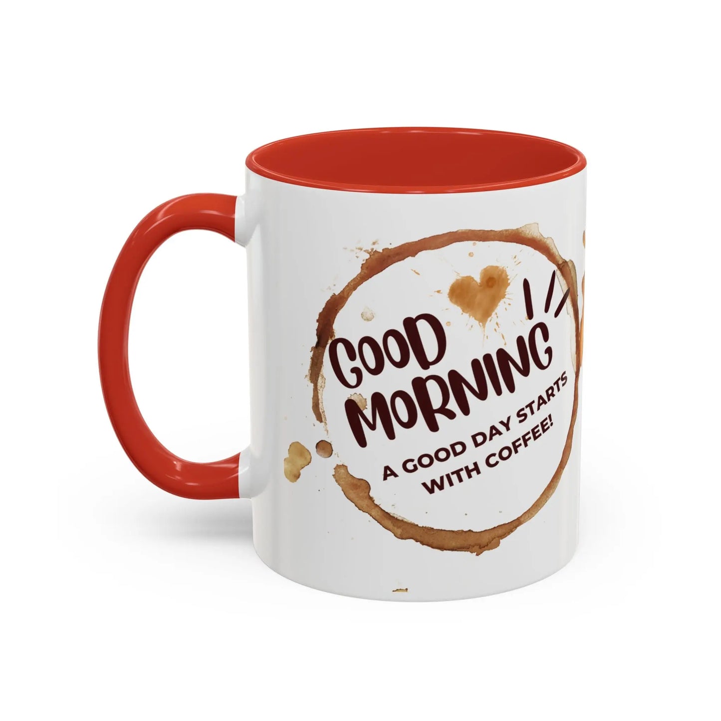 Good Morning Kaffee Tasse | Keramik mit Farbkontrast | Geschenkidee für Kaffeeliebhaber | BPA-frei & bleifrei Printify