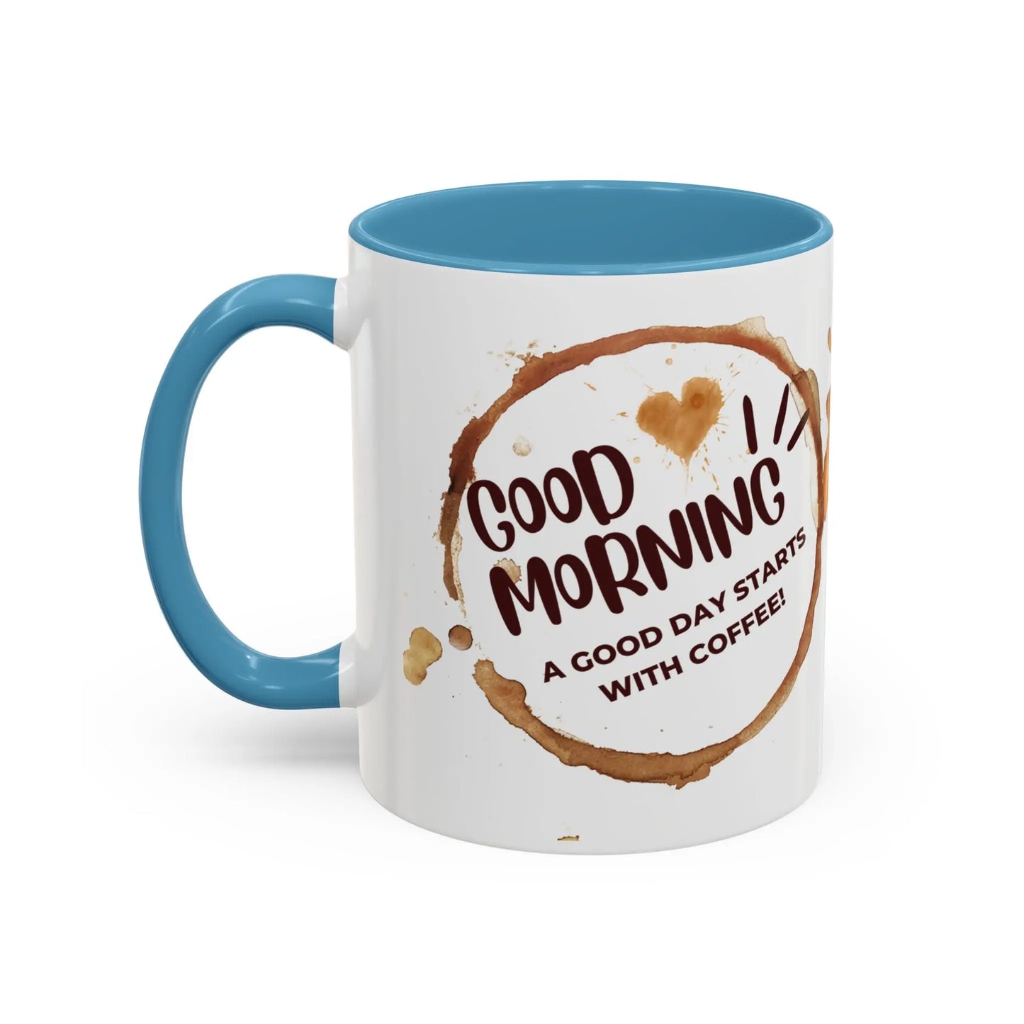 Good Morning Kaffee Tasse | Keramik mit Farbkontrast | Geschenkidee für Kaffeeliebhaber | BPA-frei & bleifrei Printify