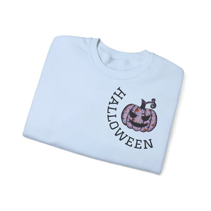 Kürbis Pullover | Happy Halloween Sweatshirt | Lila Kürbis Pulli | Herbst Outfit | Unisex Spooky Season Shirt | LARABIdesign Printify