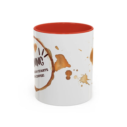 Good Morning Kaffee Tasse | Keramik mit Farbkontrast | Geschenkidee für Kaffeeliebhaber | BPA-frei & bleifrei Printify