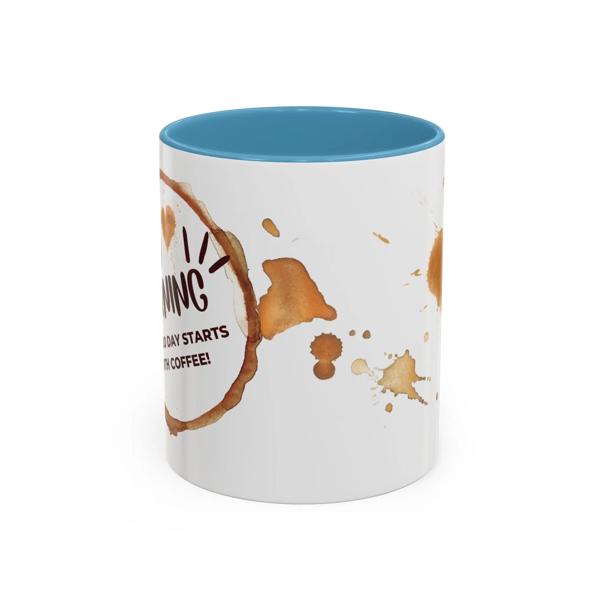 Good Morning Kaffee Tasse | Keramik mit Farbkontrast | Geschenkidee für Kaffeeliebhaber | BPA-frei & bleifrei Printify