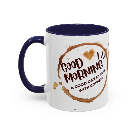 Good Morning Kaffee Tasse | Keramik mit Farbkontrast | Geschenkidee für Kaffeeliebhaber | BPA-frei & bleifrei Printify