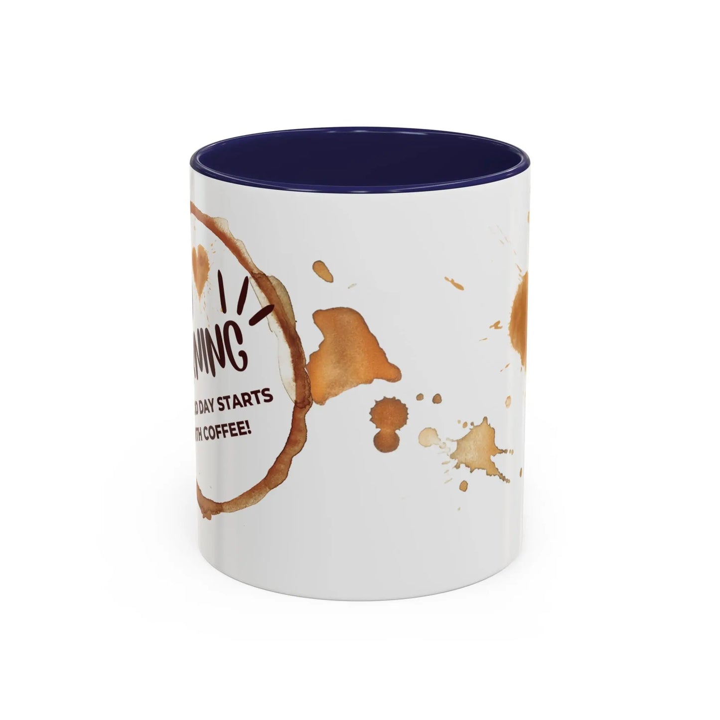 Good Morning Kaffee Tasse | Keramik mit Farbkontrast | Geschenkidee für Kaffeeliebhaber | BPA-frei & bleifrei Printify