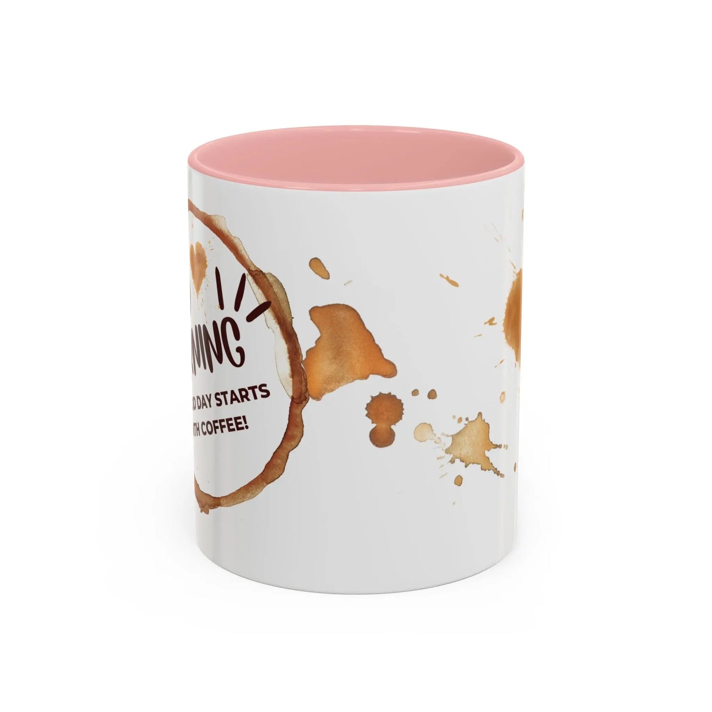 Good Morning Kaffee Tasse | Keramik mit Farbkontrast | Geschenkidee für Kaffeeliebhaber | BPA-frei & bleifrei Printify