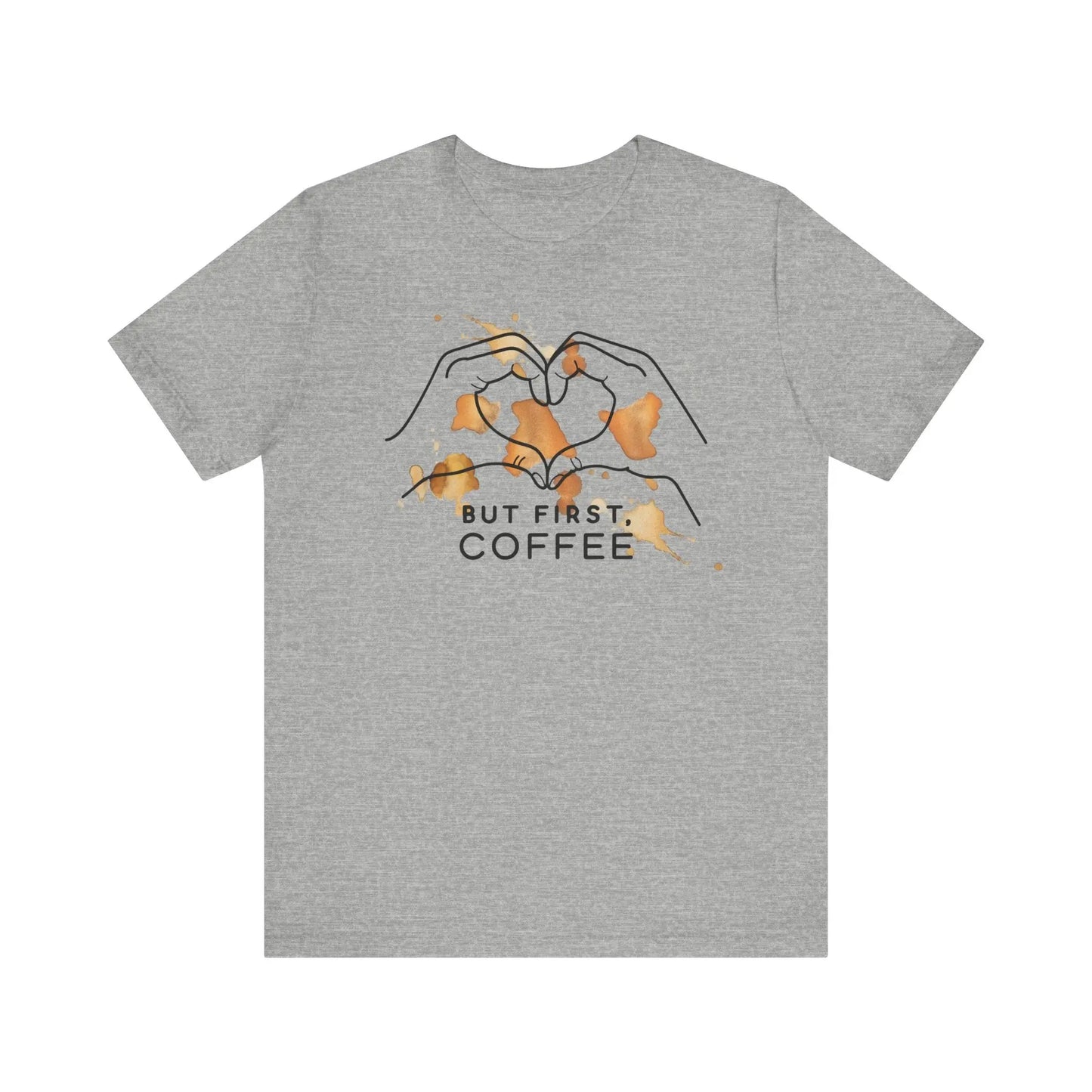 But First Coffee | Unisex Jersey T-Shirt | Geschenk für Kaffee Liebhaber | Fun Shirt | Printify