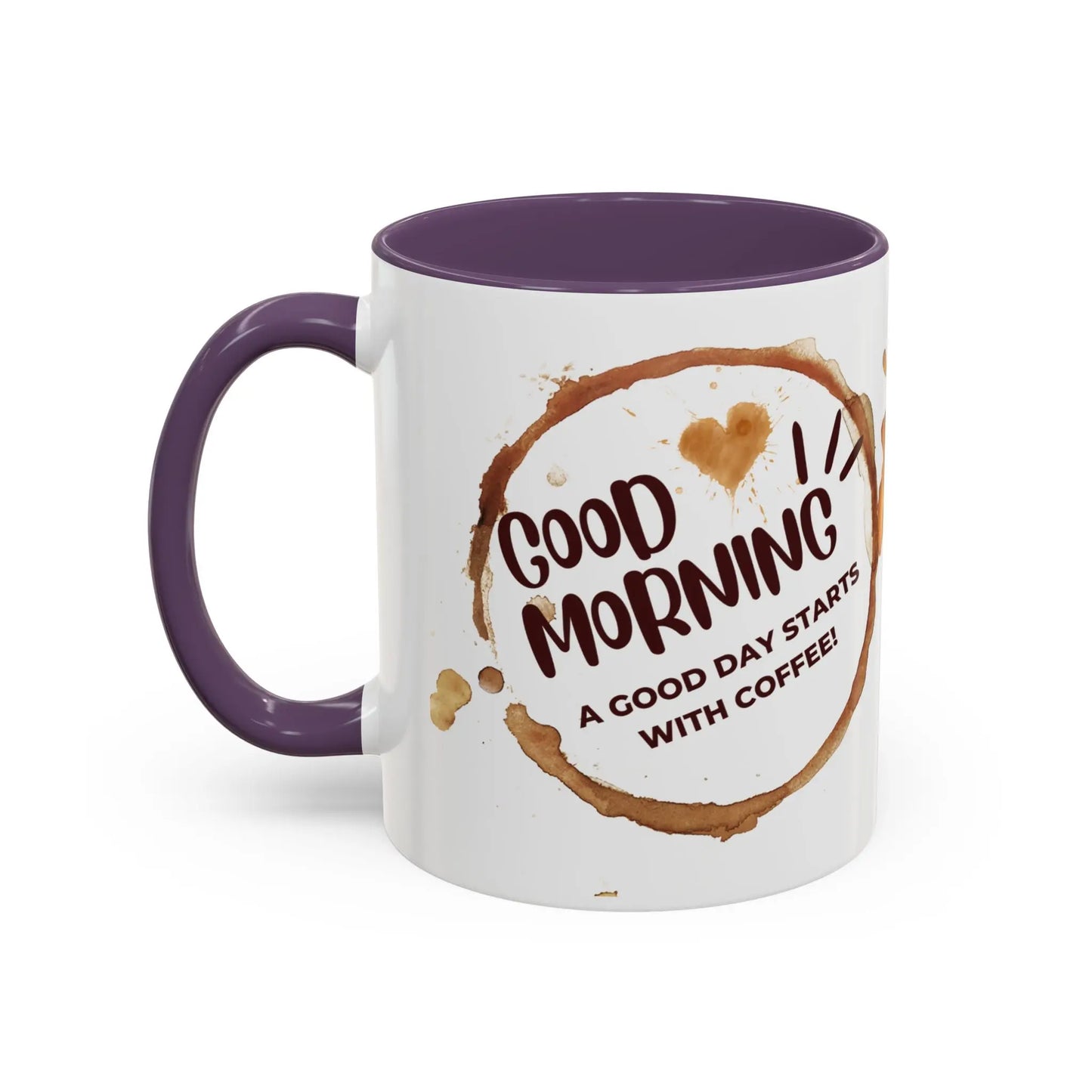 Good Morning Kaffee Tasse | Keramik mit Farbkontrast | Geschenkidee für Kaffeeliebhaber | BPA-frei & bleifrei Printify