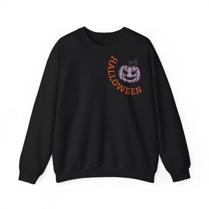 Kürbis Pullover | Happy Halloween Sweatshirt | Lila Kürbis Pulli | Herbst Outfit | Unisex Spooky Season Shirt | LARABIdesign Printify
