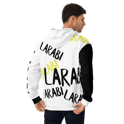 Kapuzenpullover mit Schriftzug LARABI LARABI