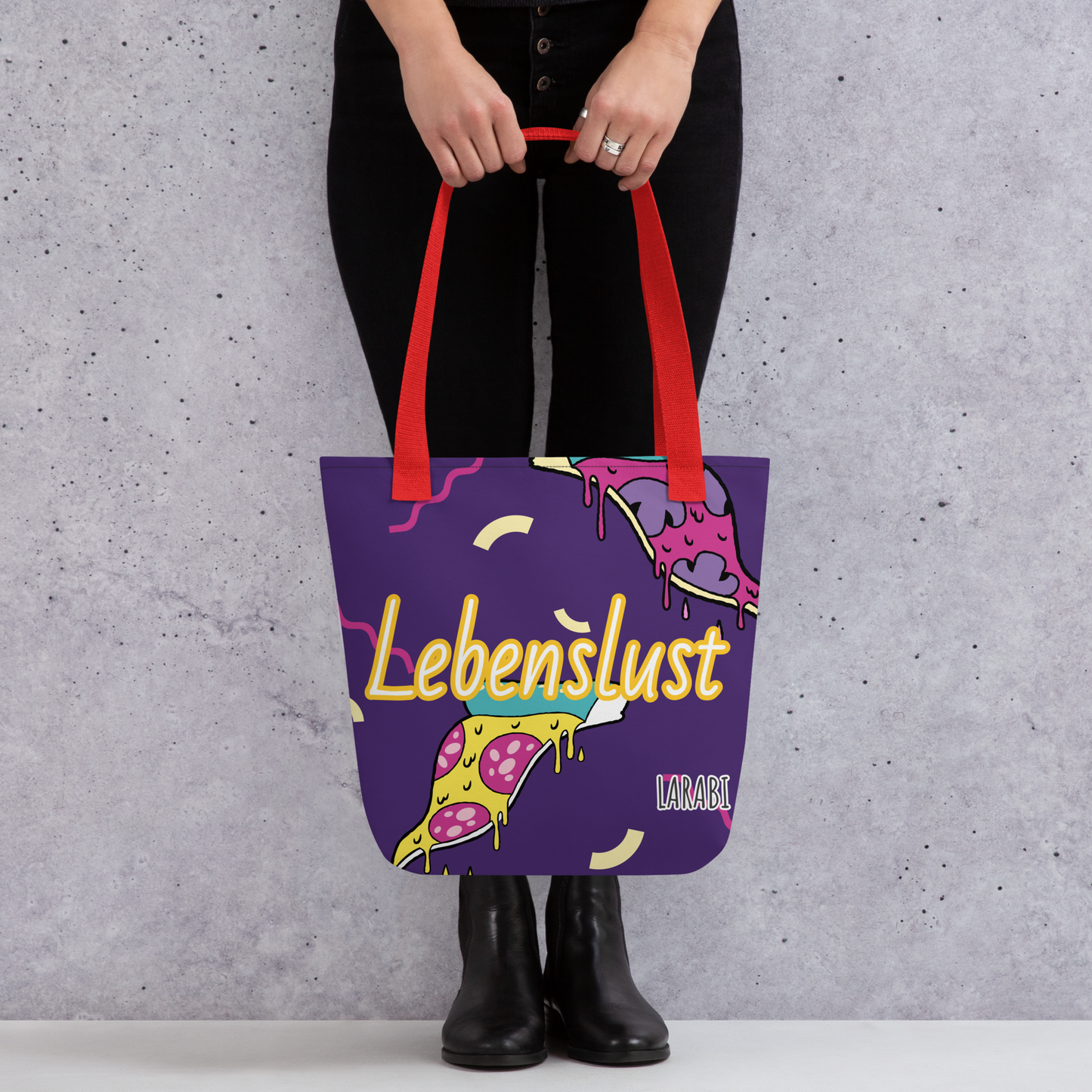 Tote Bag Pizza Lebenslust