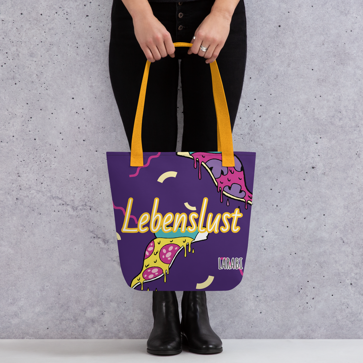 Tote Bag Pizza Lebenslust