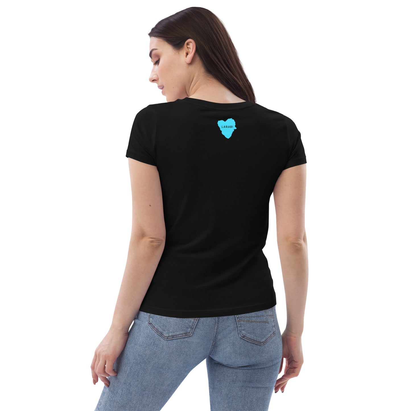 Enganliegendes T-Shirt Katze Logo