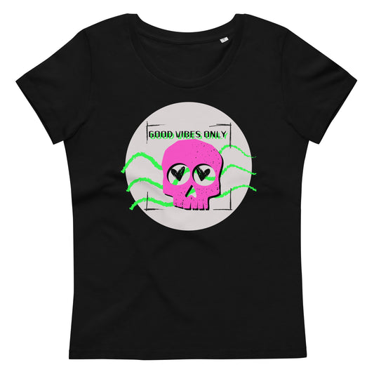 T-Shirt Skull Good Vibes Only