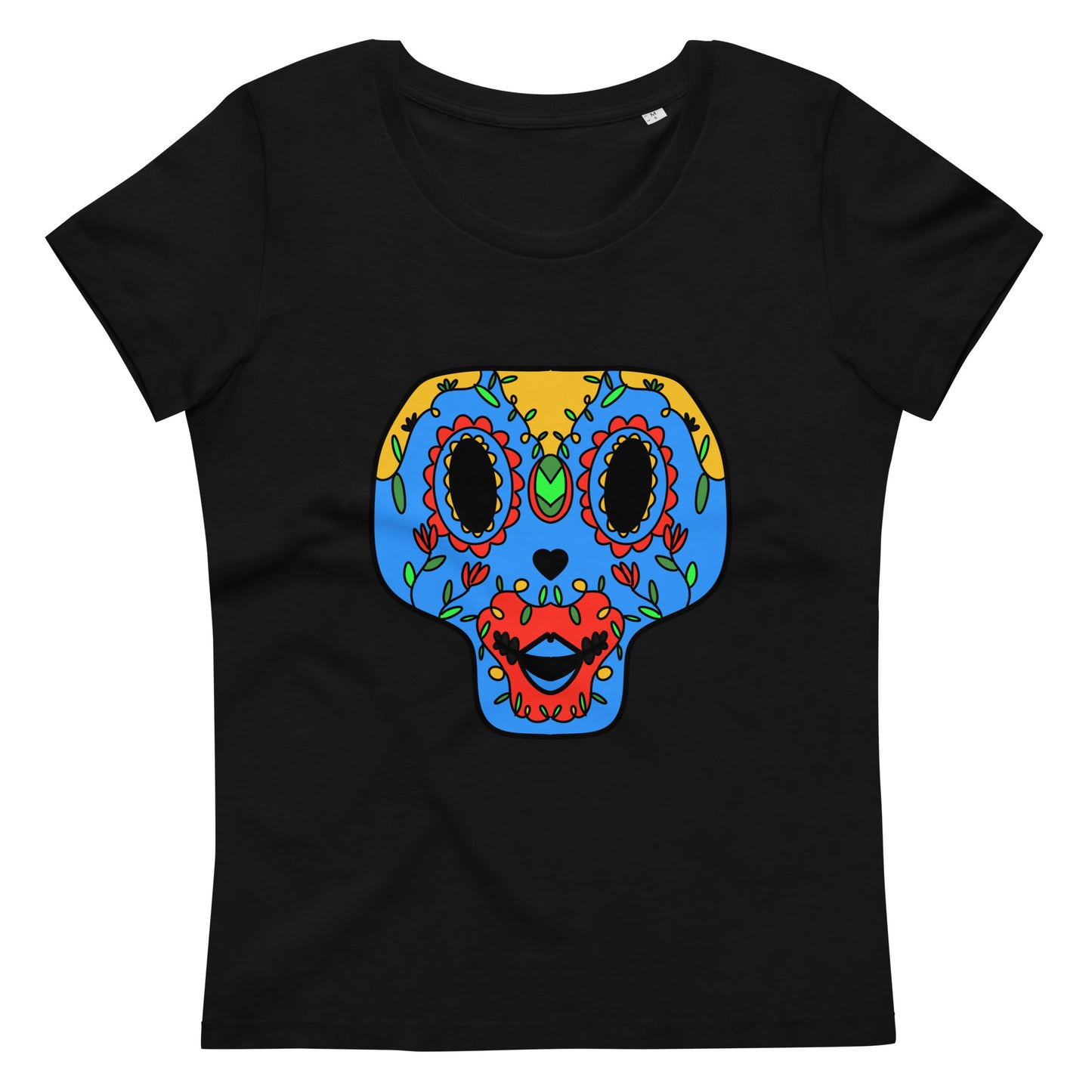 Enganliegendes T-Shirt Totenkopf Electra