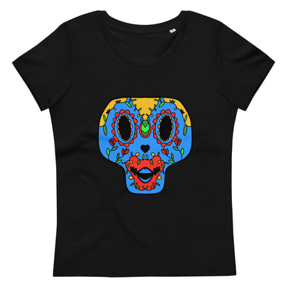 Enganliegendes T-Shirt Totenkopf Electra