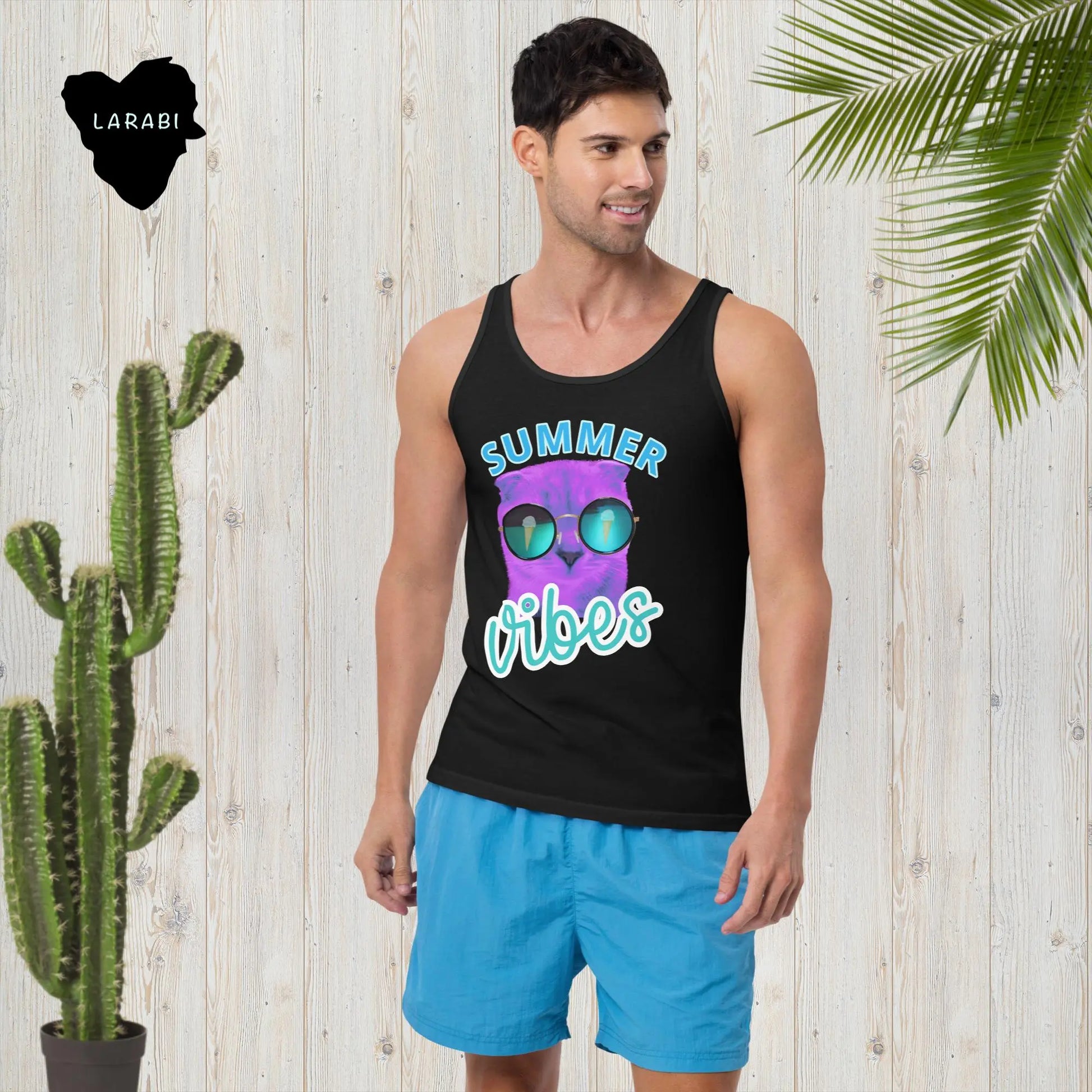 Unisex-Tank-Top Summer Vibes LARABI