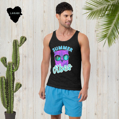 Unisex-Tank-Top Summer Vibes LARABI