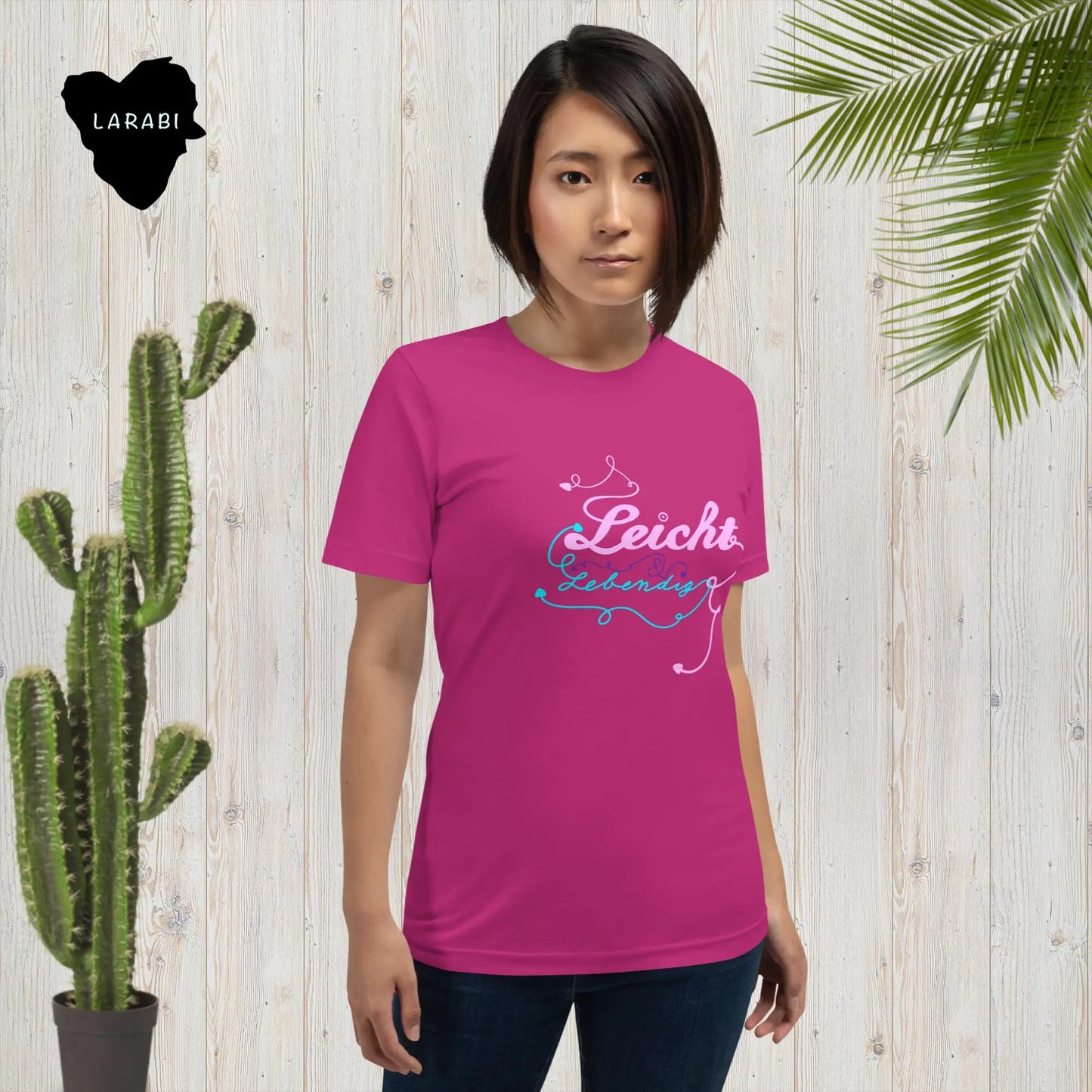 Unisex-T-Shirt ‚Leicht&Lebendig‘ LARABI