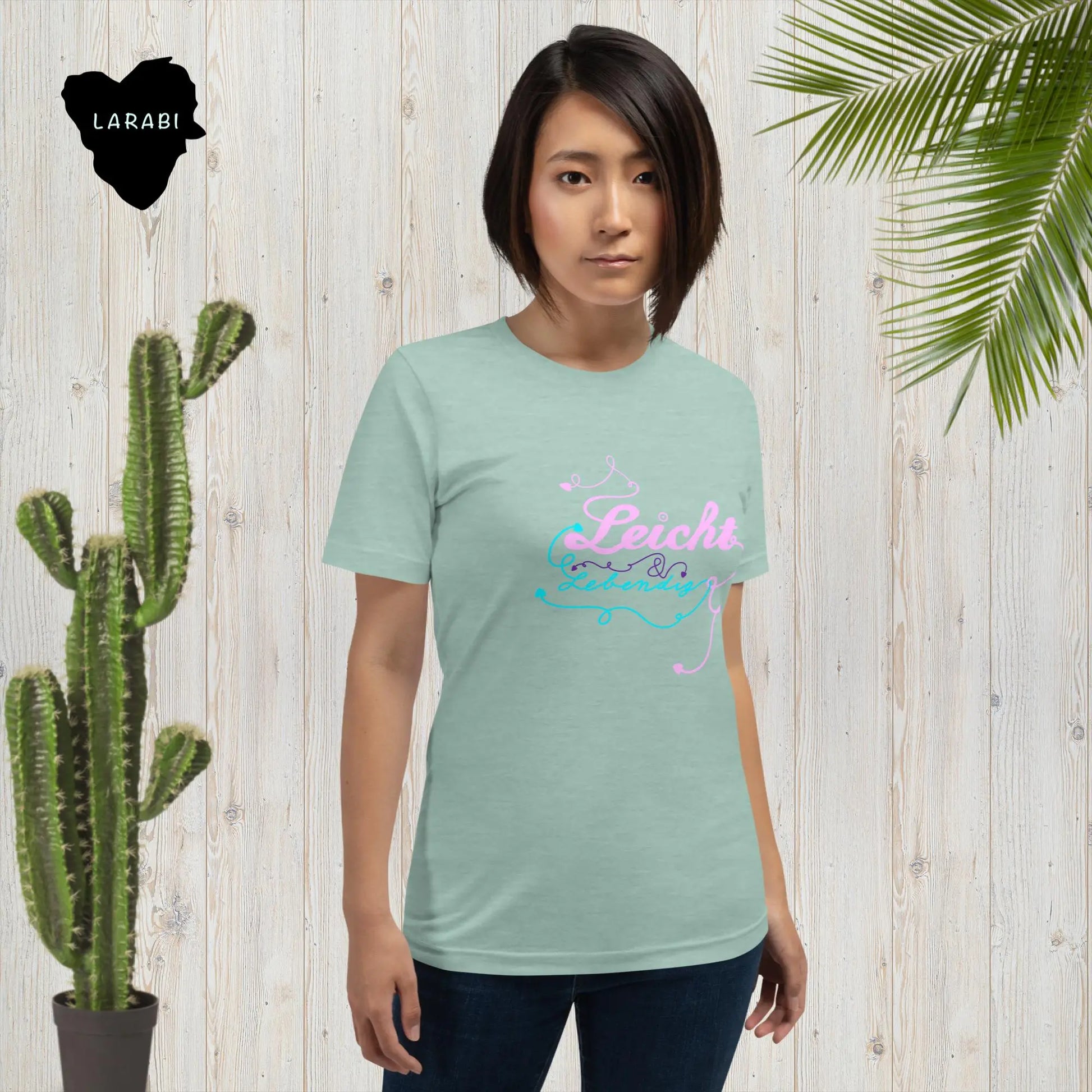 Unisex-T-Shirt ‚Leicht&Lebendig‘ LARABI